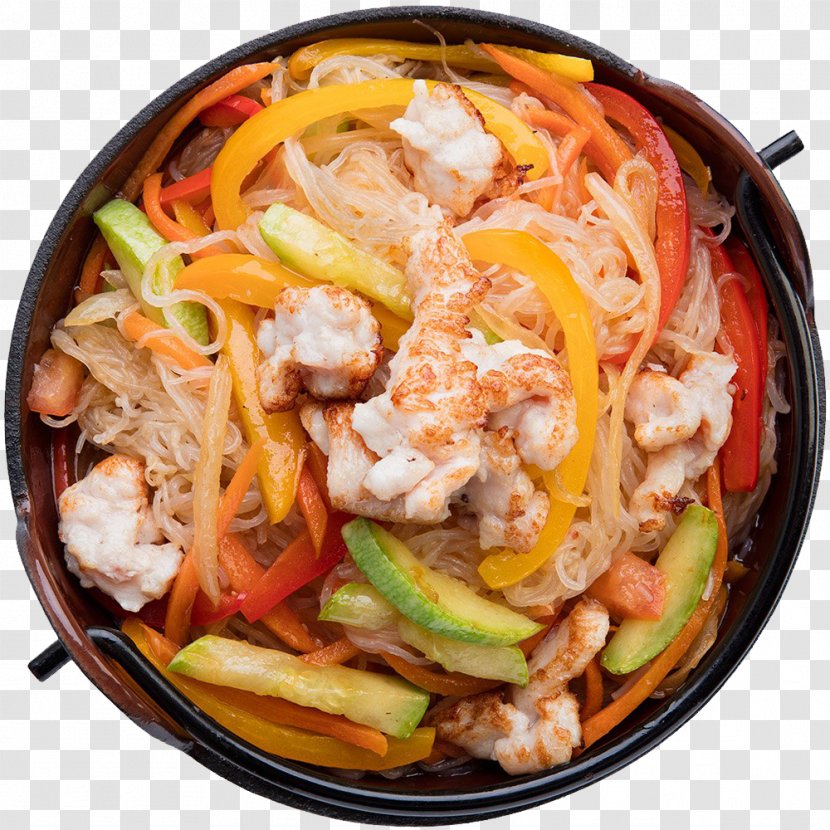 Chinese Cuisine Sushi Japanese Yakisoba Take-out - Thai Food - Cassava Transparent PNG