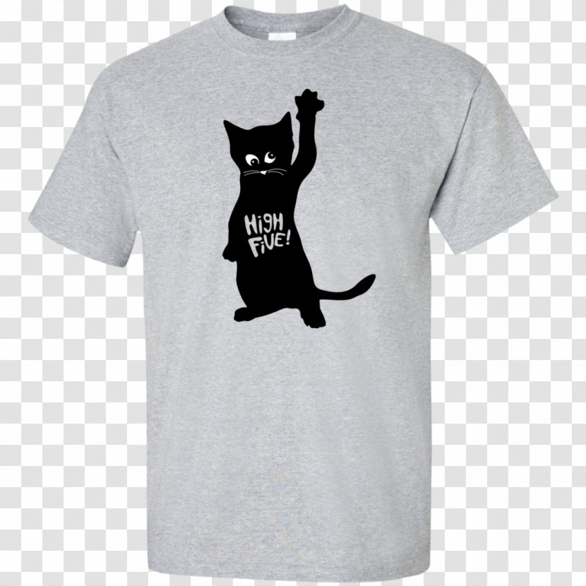 T-shirt Hoodie Neckline Sleeve - Cat Transparent PNG