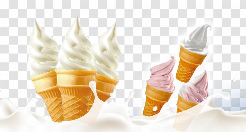 Ice Cream Cone KFC Sundae Frozen Yogurt Transparent PNG
