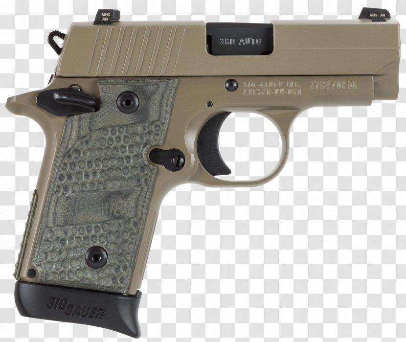 SIG Sauer P230 P238 P938 .380 ACP - Ranged Weapon - 45 Acp Transparent PNG