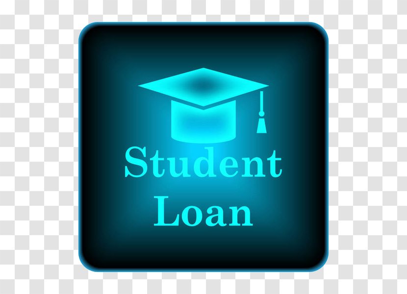 Student Loan Refinancing Debt - Aqua - Shiny Bachelor Cap And Letter Transparent PNG