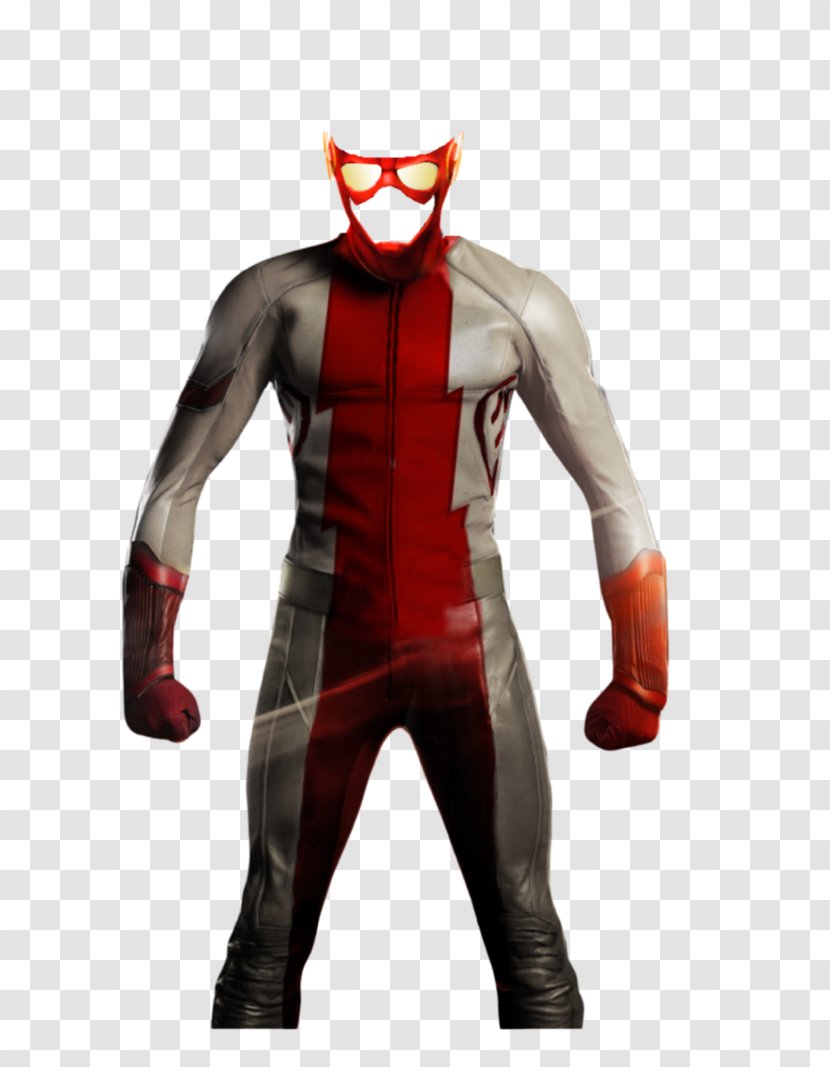 Flash Wally West Eobard Thawne Costume Bart Allen - Impulse - Suit 0 2 1 Transparent PNG