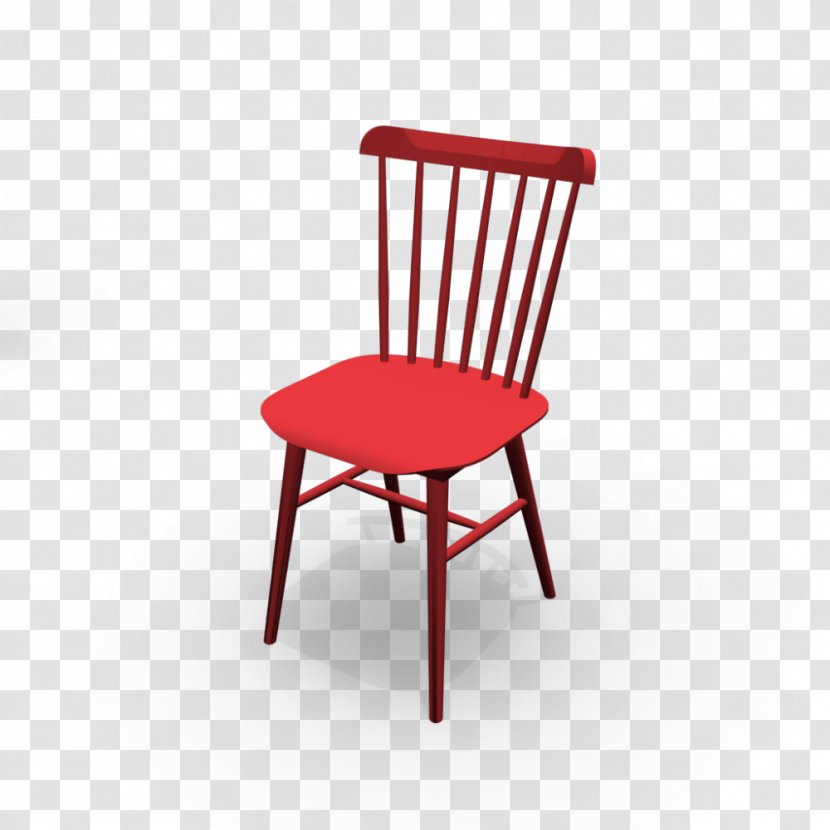 Table Chair Furniture Dining Room - Red Color Transparent PNG