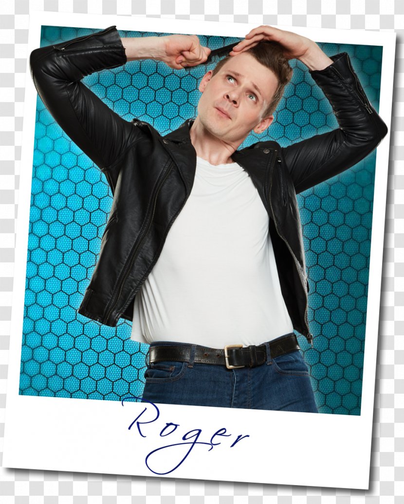 Bjørnar Reime Erlandsen Grease Roger Doody Leather Jacket - T Shirt - John Travlota Transparent PNG