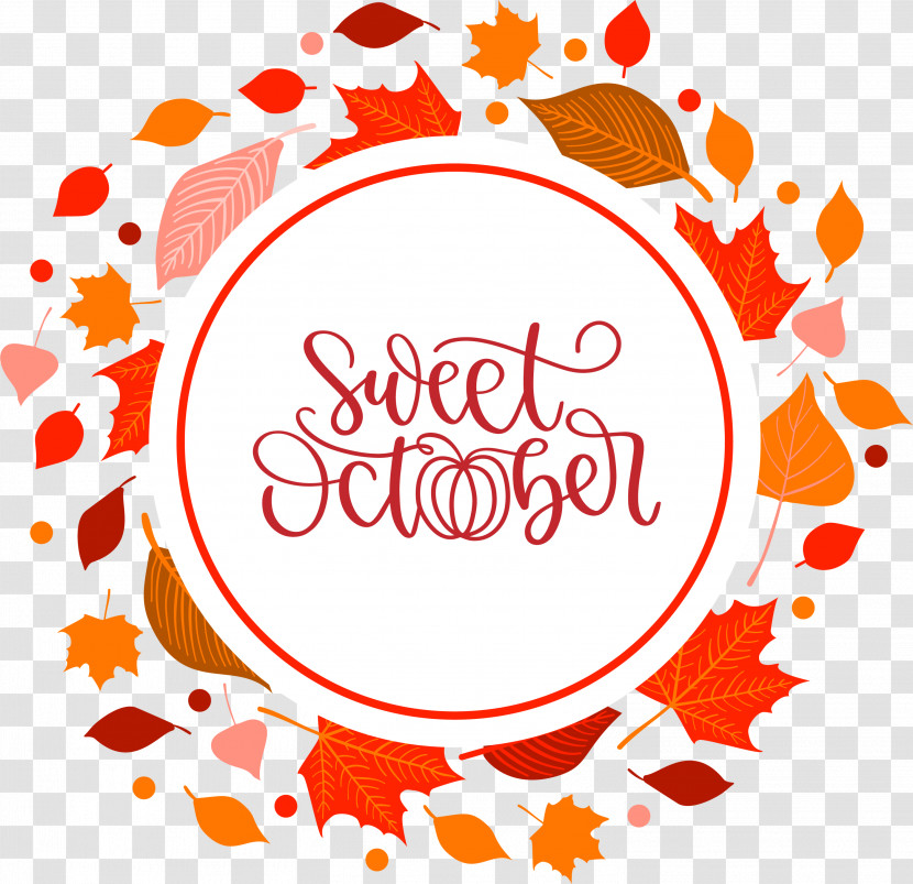 Sweet October October Autumn Transparent PNG