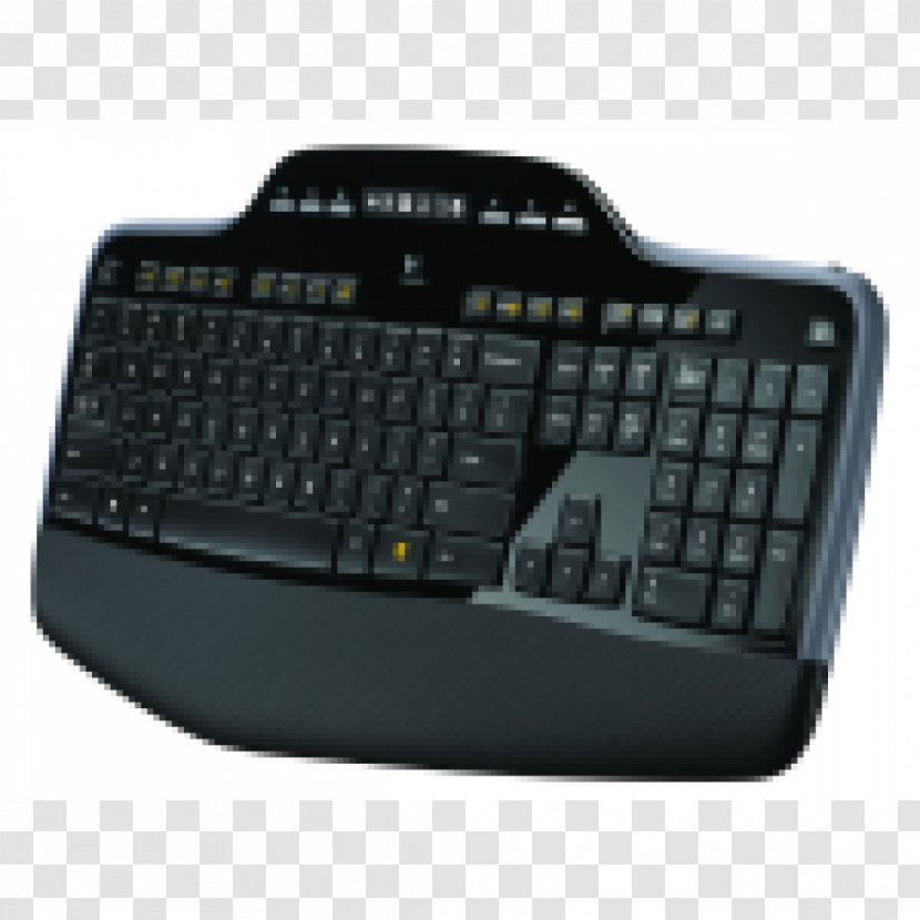 Computer Keyboard Mouse Wireless Logitech - Qwertz Transparent PNG