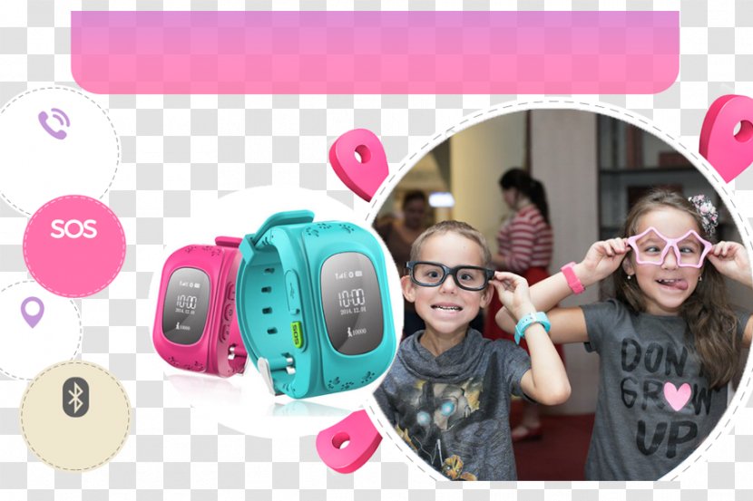 Digital Clock GPS Tracking Unit Smartwatch Child - Japanese Transparent PNG