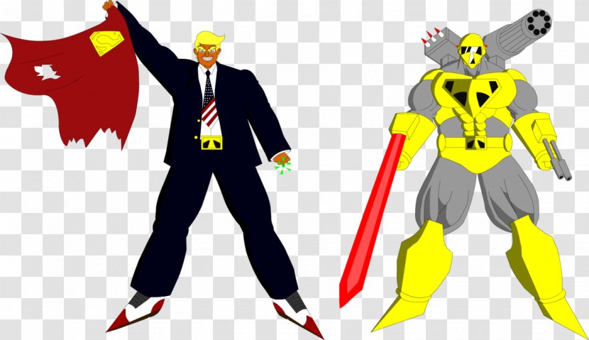 Costume Character Fiction Clip Art - Wing - Donald Trump Line Transparent PNG