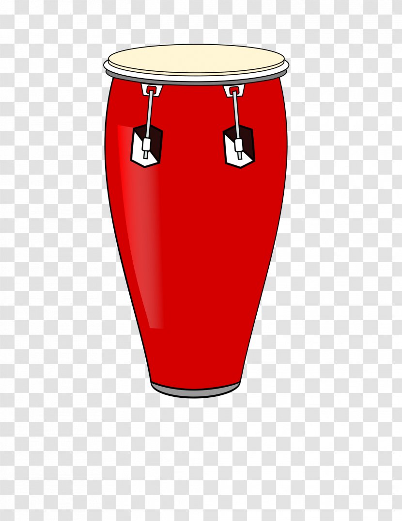 Conga Bongo Drum Clip Art - Flower - Musical Instruments Transparent PNG