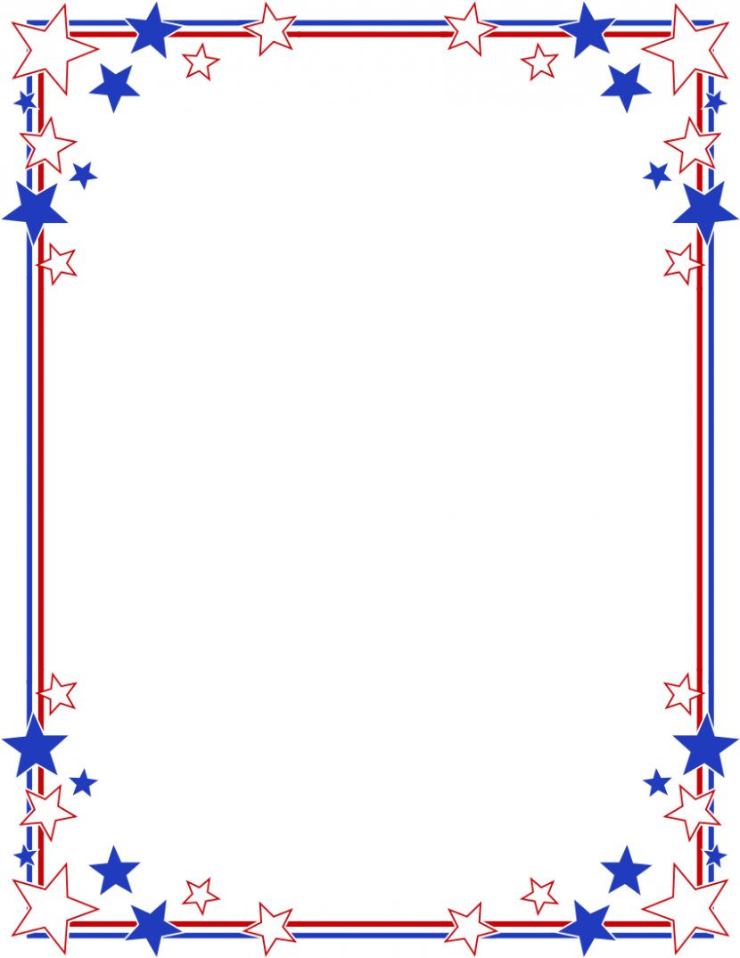 Independence Day Flag Of The United States Clip Art - Symmetry - Star Frame Cliparts Transparent PNG