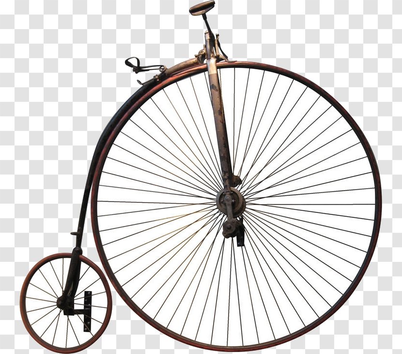 Penny-farthing Bicycle Wheels Cycling - Penny Transparent PNG