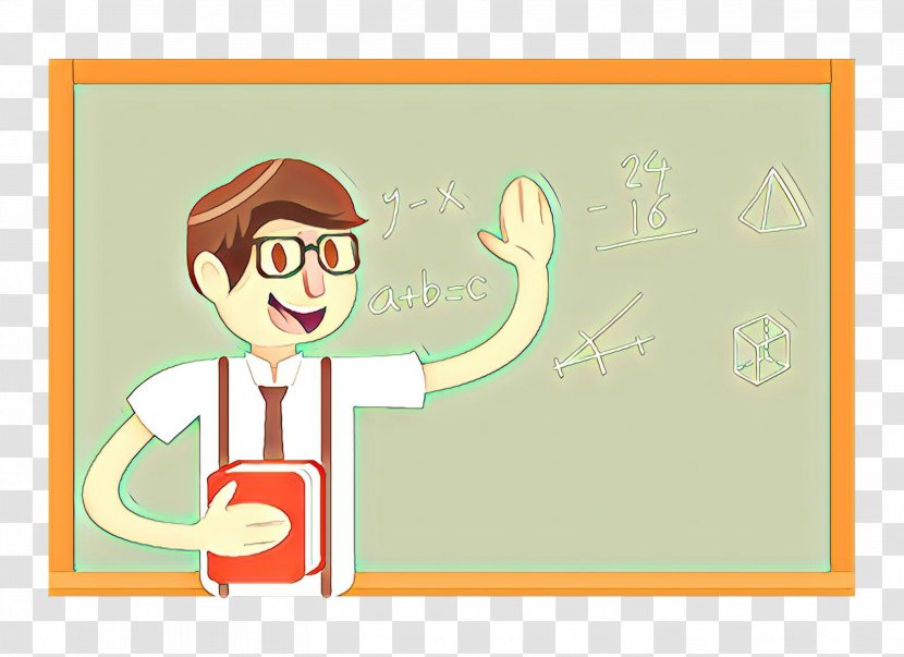 Teacher Mathematics Cartoon Clip Art Video - Addition - Education Transparent PNG