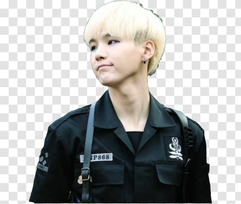 Suga BTS Inkigayo BLACKPINK Wings - Security - Uniform Transparent PNG