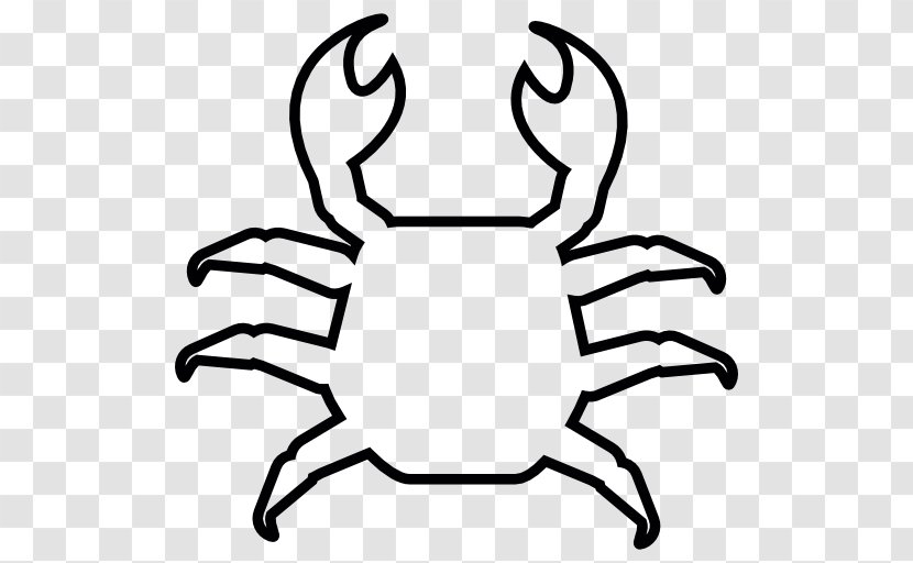 Crab Shape Aquatic Animal - Hand Transparent PNG