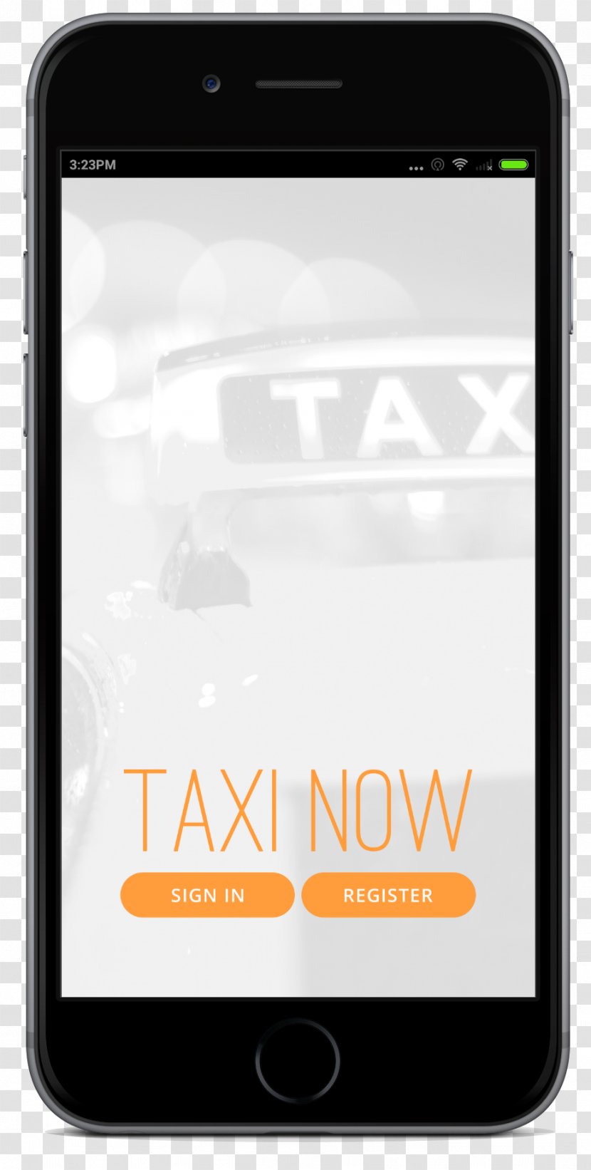 Feature Phone Smartphone Taxi Uber Mobile Phones - Front And Back Ends - App Transparent PNG