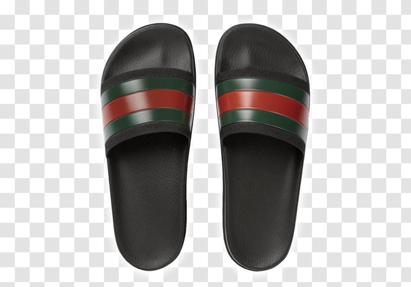 Slide Flip-flops Gucci Sandal Shoe - Outdoor Transparent PNG
