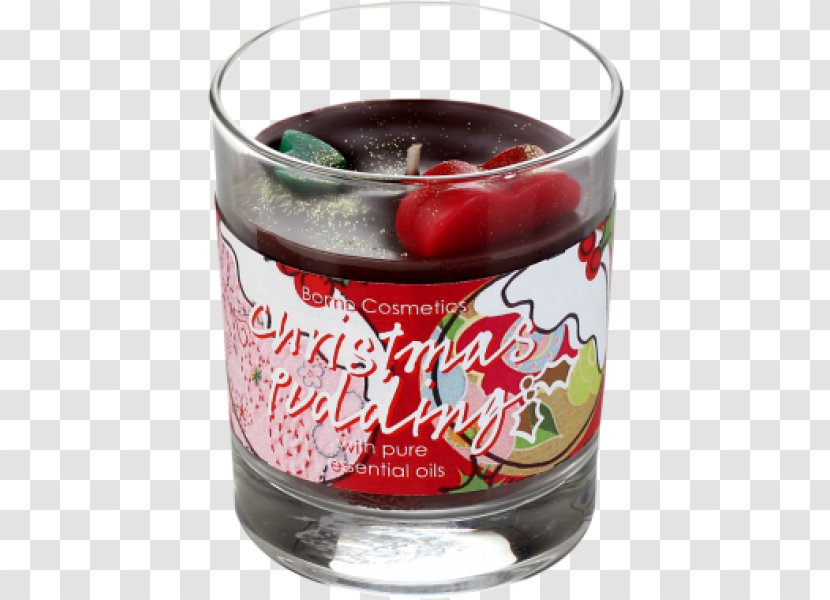 Christmas Pudding Flavor Candle - Drink - In Glass Transparent PNG