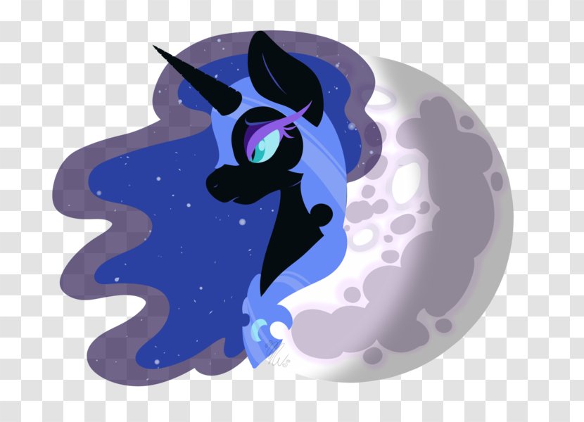 Clip Art Illustration Legendary Creature - Fictional Character - My Little Pony Moon Transparent PNG