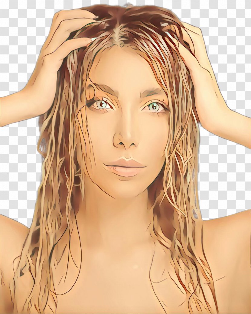 Hair Face Hairstyle Eyebrow Skin - Beauty - Chin Coloring Transparent PNG