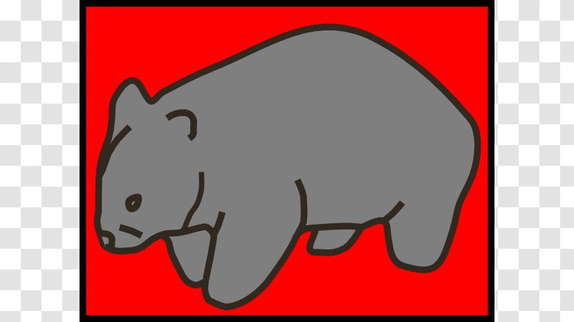 Wombat Clip Art - Small To Medium Sized Cats - Cartoon Transparent PNG