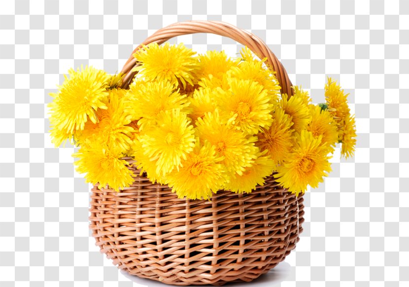 Basket Flower Yellow Stock Photography Wicker Transparent PNG