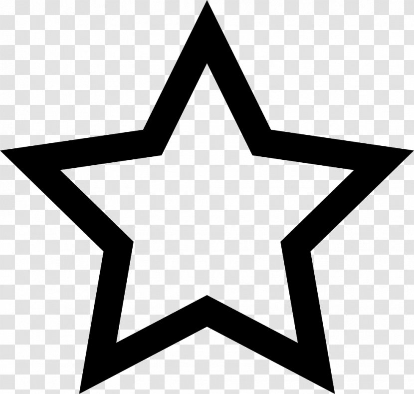 Five-pointed Star Symbol Clip Art - Shape - White Transparent PNG