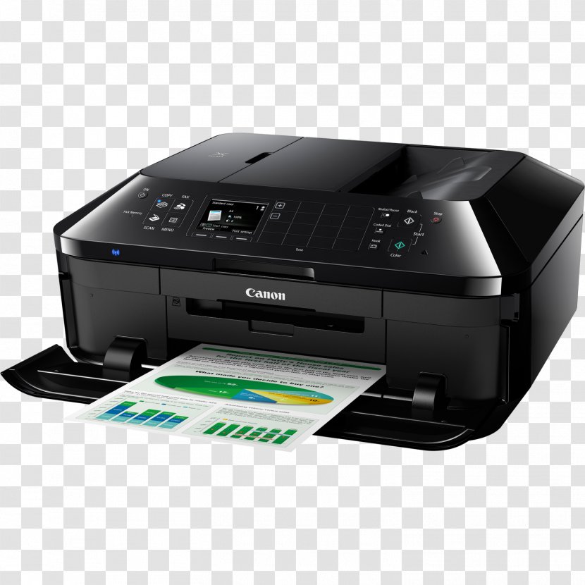 Canon PIXMA MX922 Multi-function Printer Inkjet Printing - Fax Transparent PNG