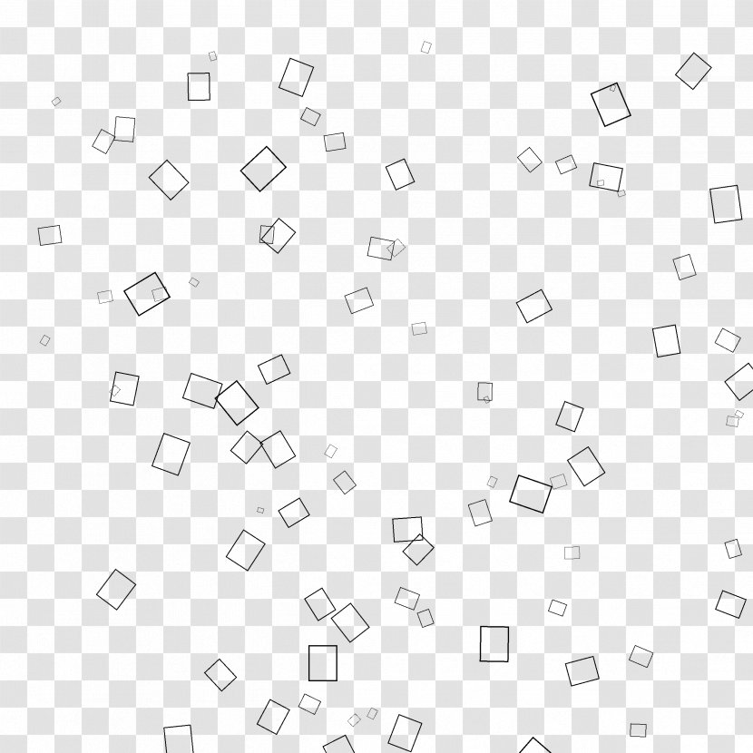 Monochrome Circle Black And White - Square Transparent PNG