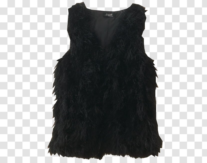 Cocktail Dress Black M - Fur Transparent PNG