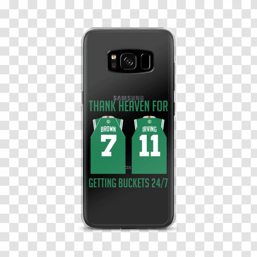 Smartphone T-shirt Boston Celtics Samsung GALAXY S7 Edge Sleeve - Kyrie Irving Transparent PNG