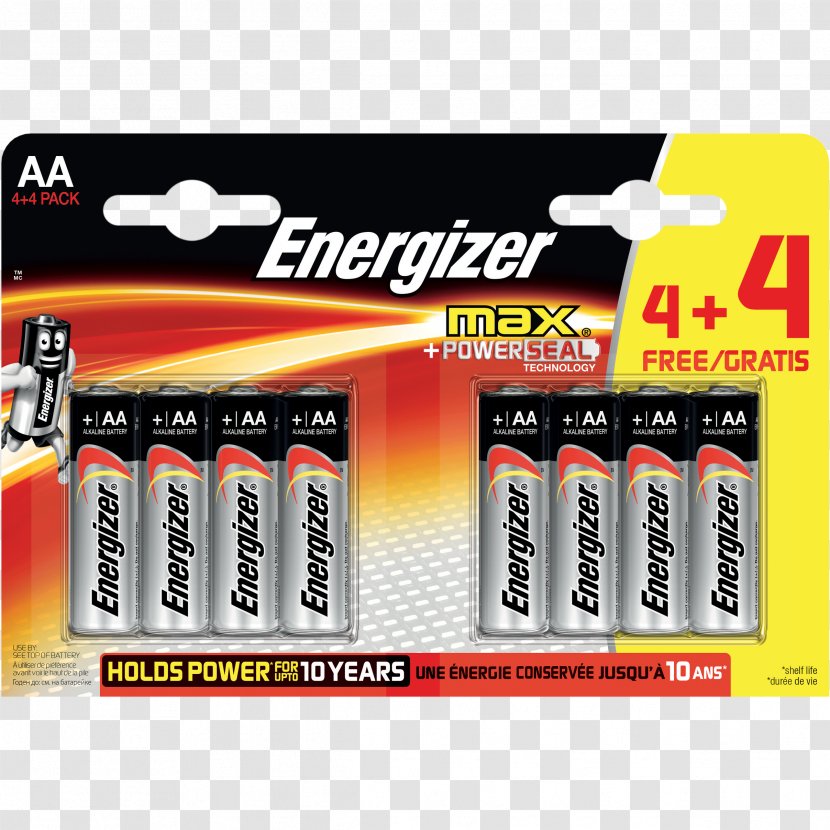Battery Charger AAA Alkaline Duracell - Eveready Company - Pack Transparent PNG