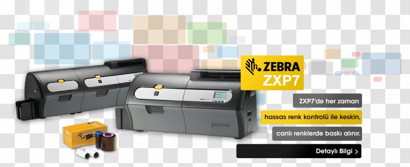 Inkjet Printing Card Printer Zebra ZXP Series 7 Output Device Transparent PNG
