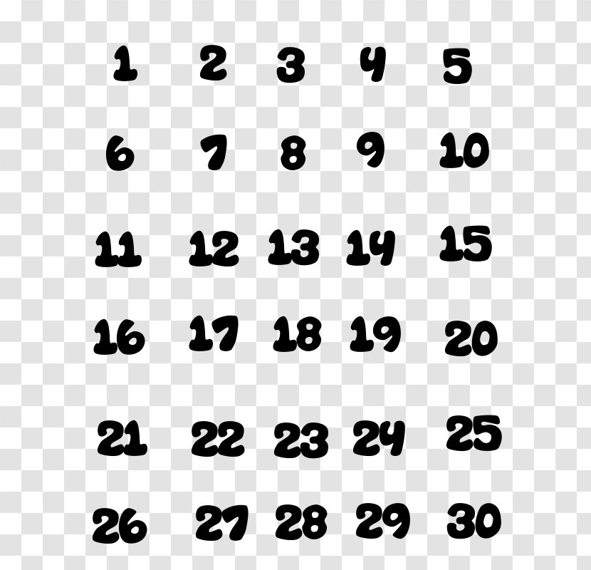 Number Chart Numeral Worksheet - Google Search - Lucky Strike Transparent PNG