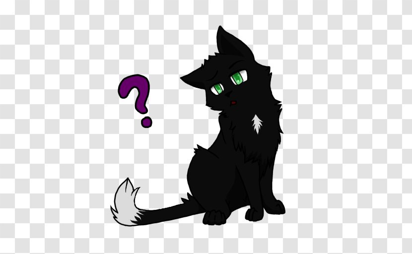 Black Cat Kitten Warriors Ravenpaw - Vertebrate - Farewell Transparent PNG