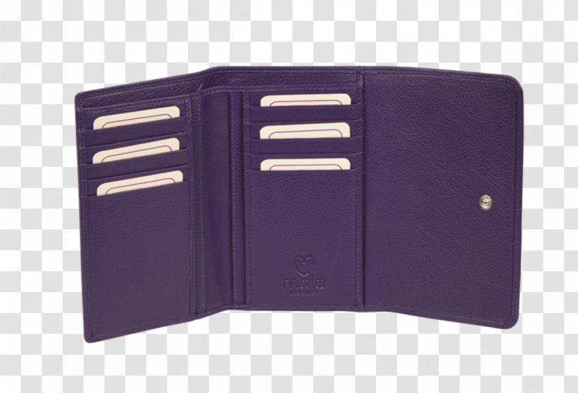 Wallet - Purple - Tri Fold Transparent PNG