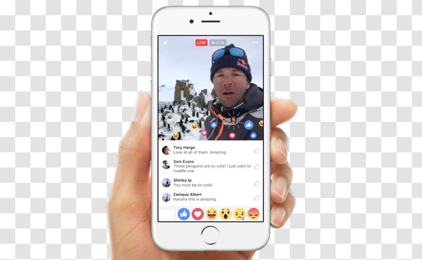 Social Media Streaming Facebook Live - Broadcasting Transparent PNG