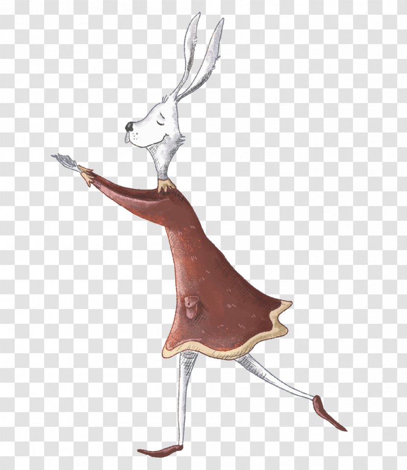 Reindeer Cartoon - Hare - Art Metal Transparent PNG