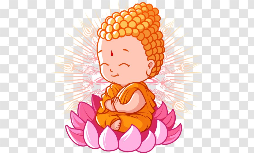 Bhikkhu Buddhism Cartoon Monk - Buddhist Meditation - Children's Character Transparent PNG