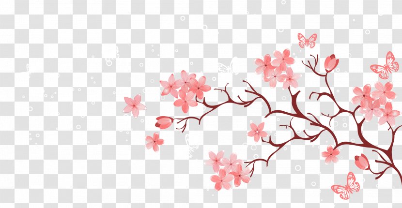 Cherry Blossom Pink - Romantic Blossoms Transparent PNG
