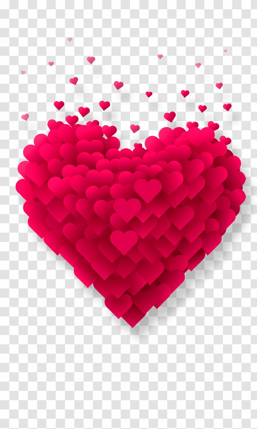 Valentine's Day Heart Gift - Flower Transparent PNG