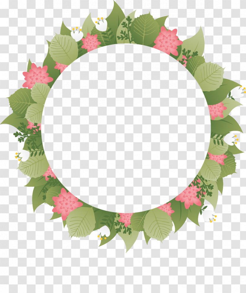 Flower Wreath - Petal - Welcome Spring Flowers Ring Transparent PNG