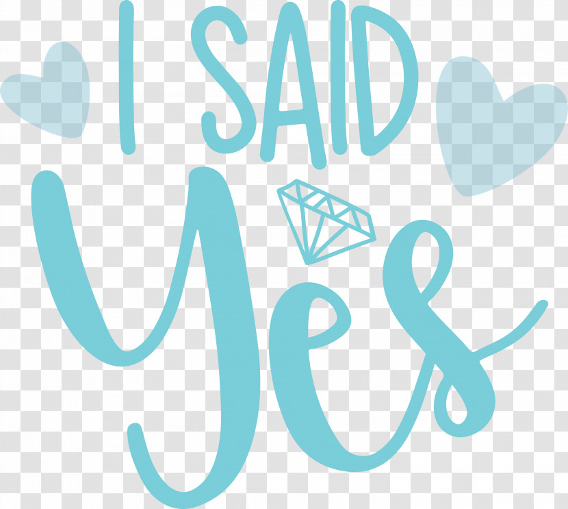 I Said Yes She Said Yes Wedding Transparent PNG