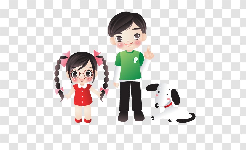 Animated Cartoon Animation Drawing - Child - Marry Vector Transparent PNG