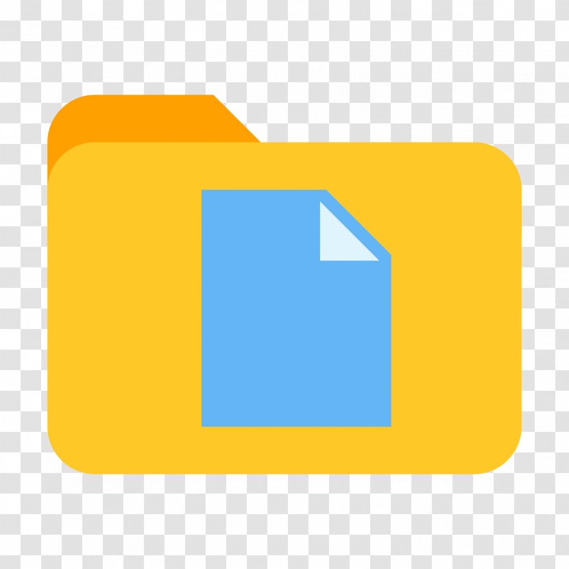 Directory Document - Orange - Folders Transparent PNG