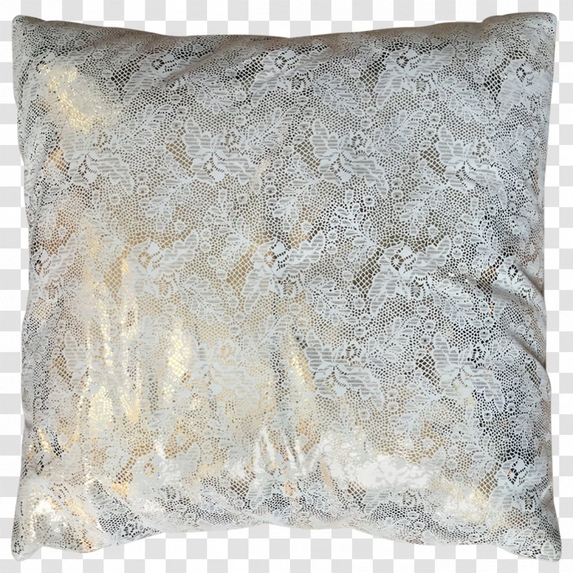 Throw Pillows Cushion Designer Furniture - Gold - Lace Transparent PNG
