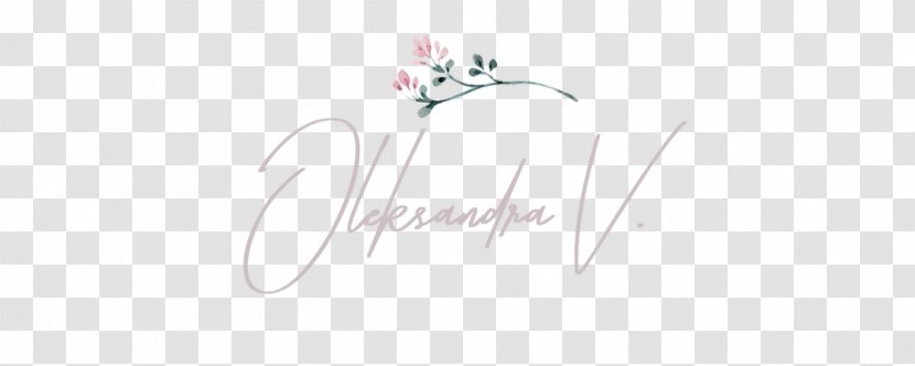 Logo Line Art Font - Flower - Online Wedding Invitation Transparent PNG