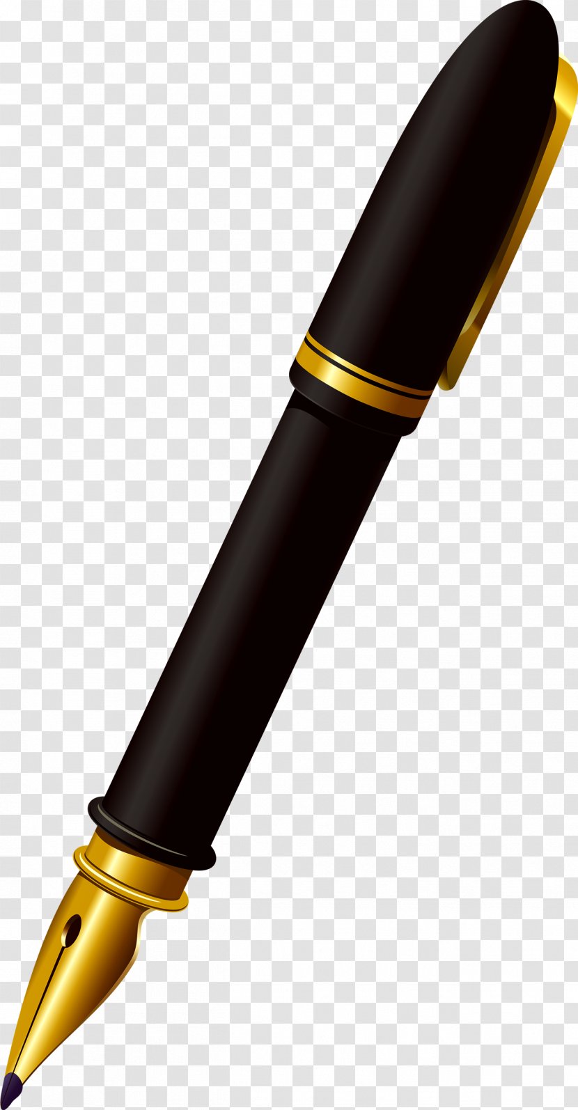 Pen Ink Brush Stationery - Paintbrush Transparent PNG