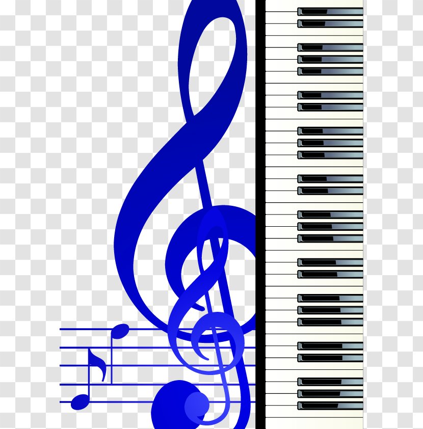 Clef Musical Note Treble Sol Anahtaru0131 - Silhouette - Keys With Notes Vector Material Transparent PNG