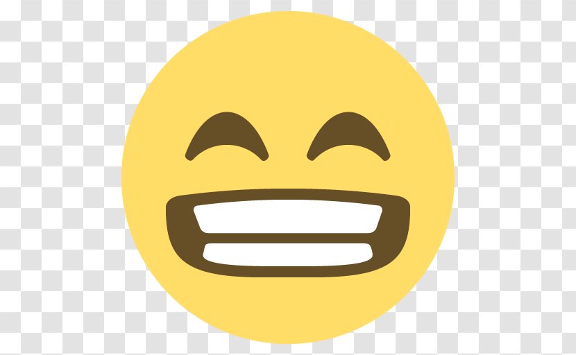 Smiley Emoji Face Smirk - With Tears Of Joy - Vector Transparent PNG