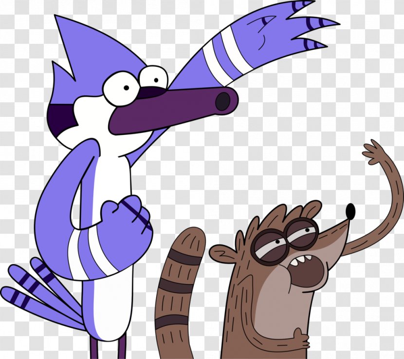 Regular Show: Mordecai And Rigby In 8-Bit Land Television Show Cartoon Network - Shows Transparent PNG